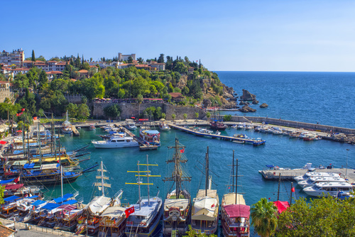 Harbor in old town Kaleici - Antalya, Turkey